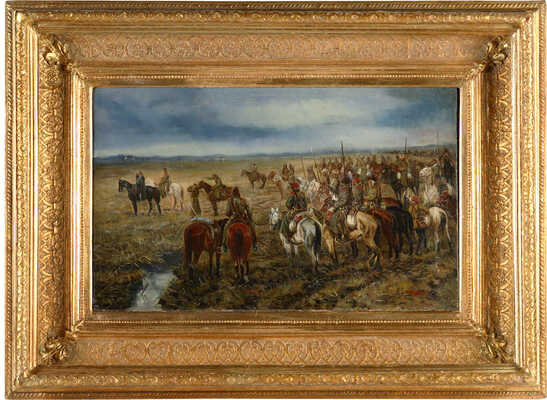 Шелоумов Афанасий Иванович. Казаки перед штурмом